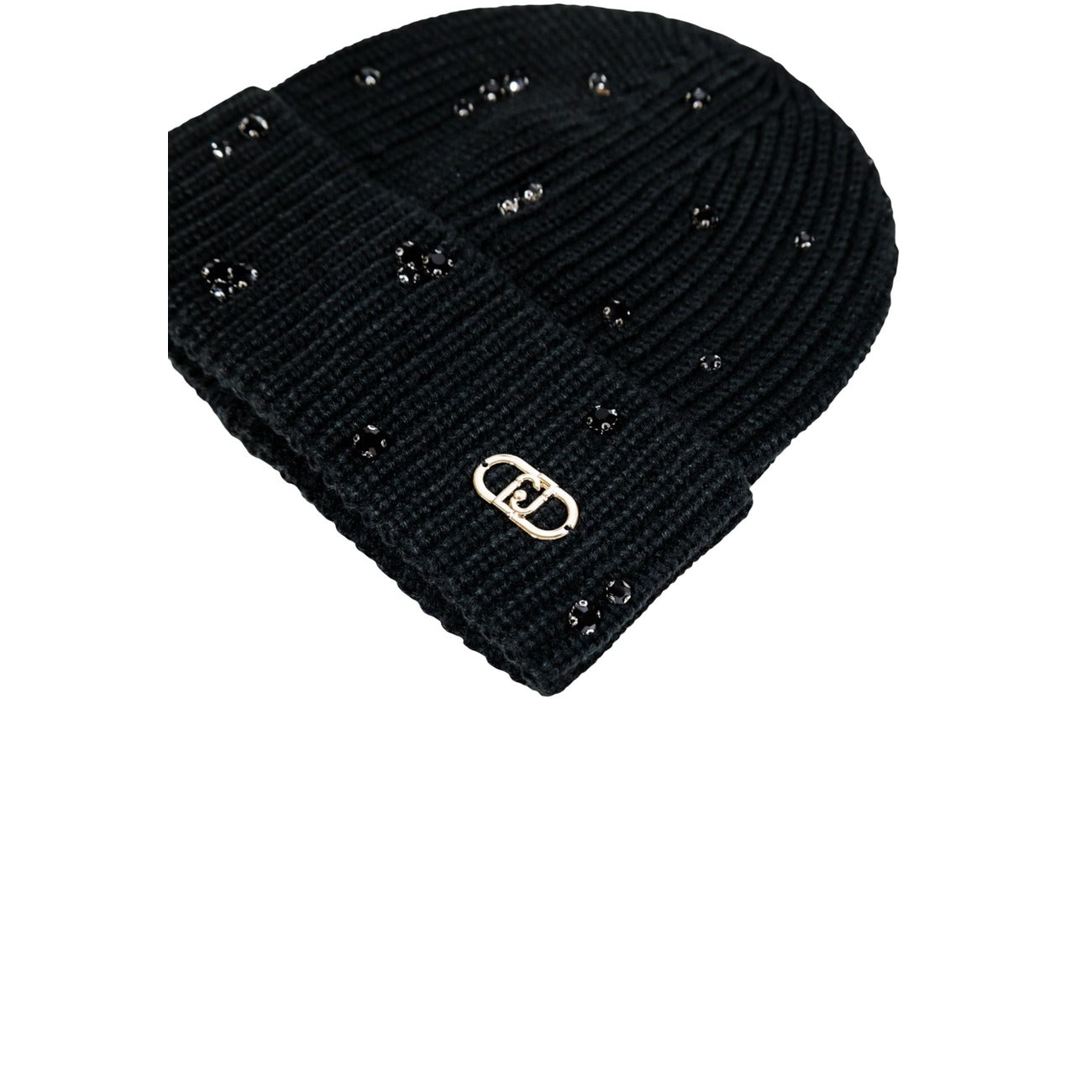 Liu Jo Bonnet Femme Noir à Strass – Automne/Hiver