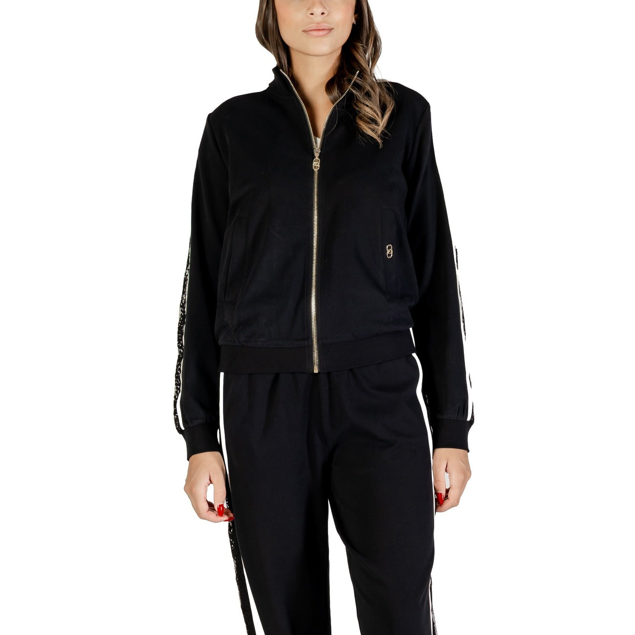 Liu Jo Sweat Femme Noir à Zip – Automne/Hiver