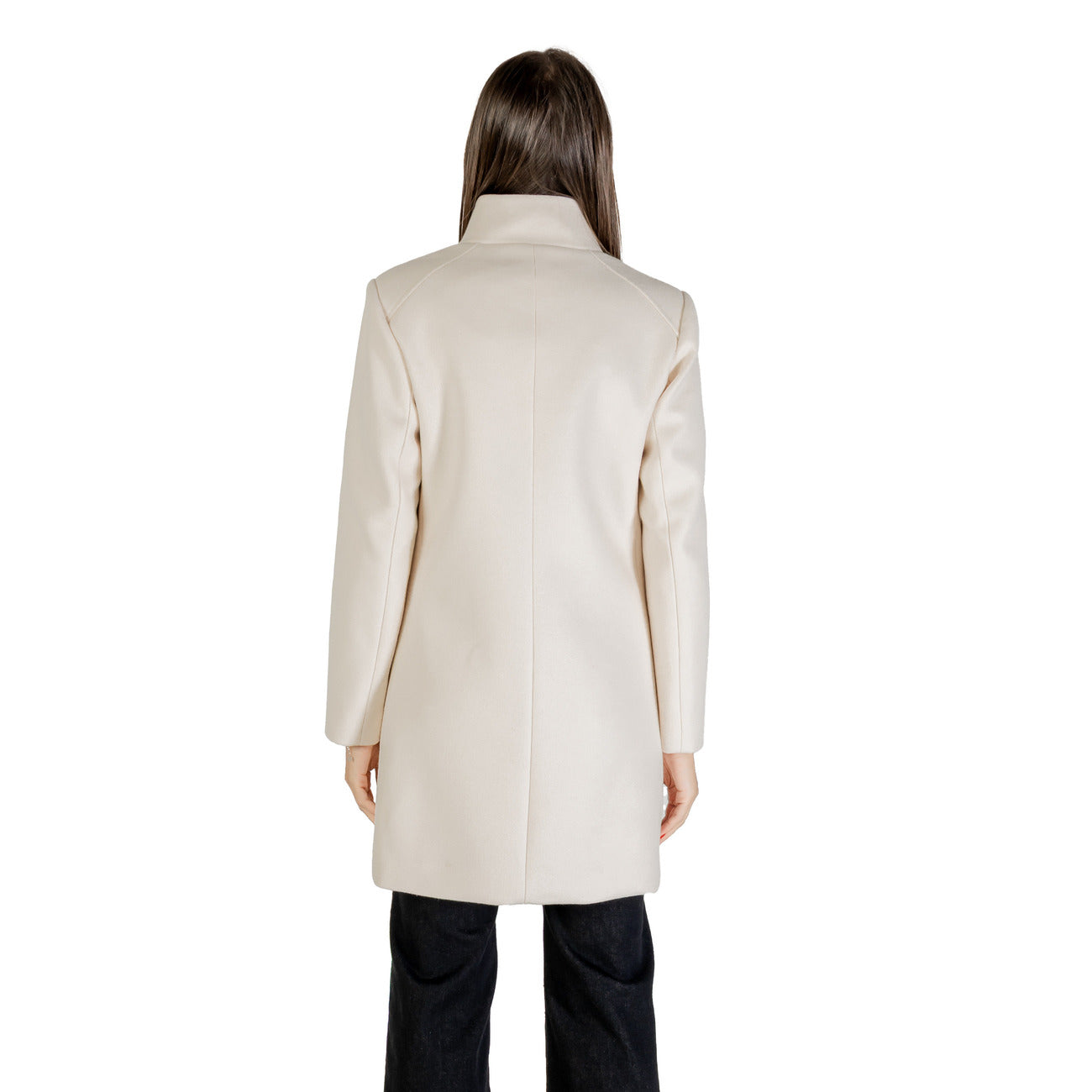 Liu Jo Manteau Femme Beige à Boutons-Pression – Automne/Hiver