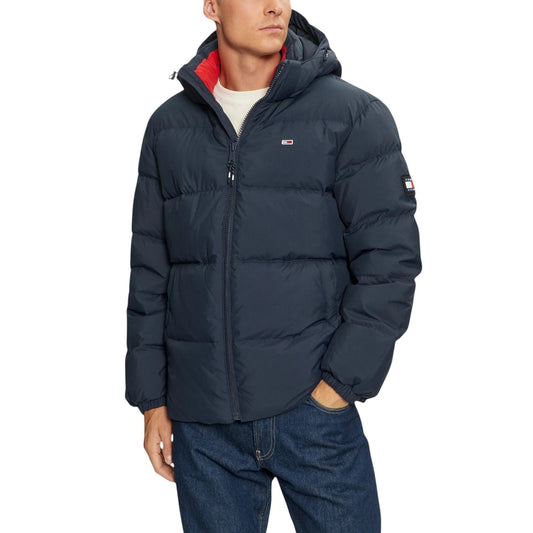 Tommy Hilfiger Jeans – Doudoune Homme Bleu à Capuche – Automne/Hiver