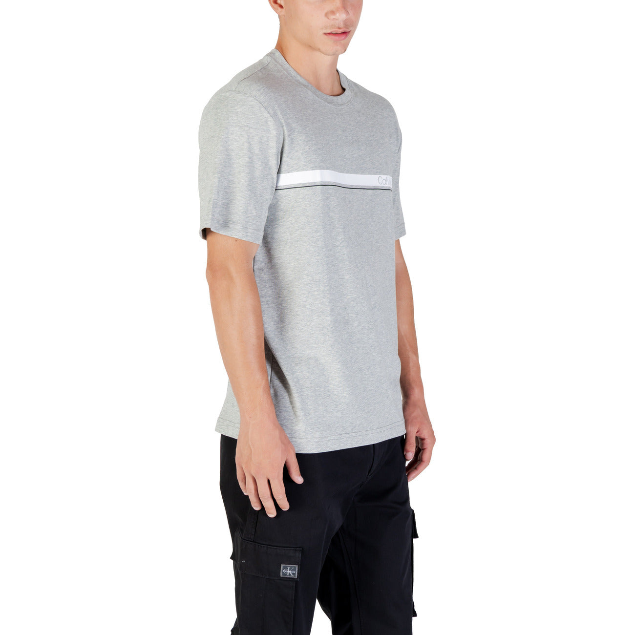 Calvin Klein Sport – T-Shirt Homme Gris à Manches Courtes – Automne/Hiver
