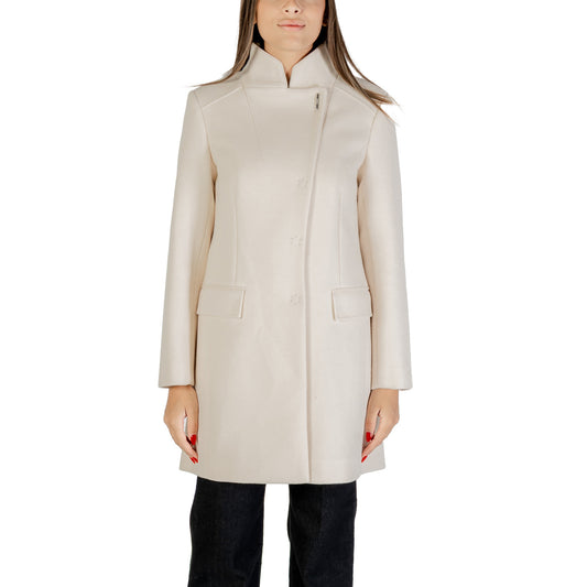 Liu Jo Manteau Femme Beige à Boutons-Pression – Automne/Hiver