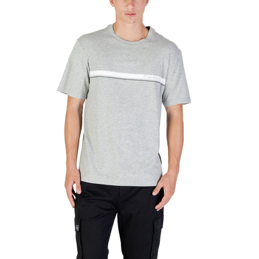 Calvin Klein Sport – T-Shirt Homme Gris à Manches Courtes – Automne/Hiver